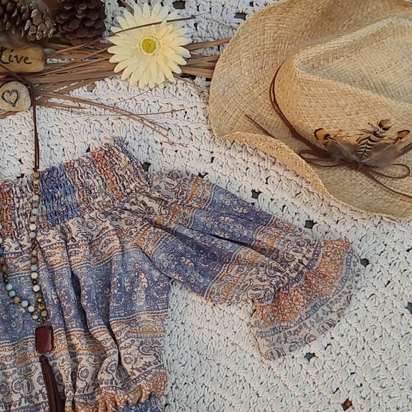 BO HO VICI MULTI M DRESS OFF SHOLDERS NEW - Picture 15 of 16